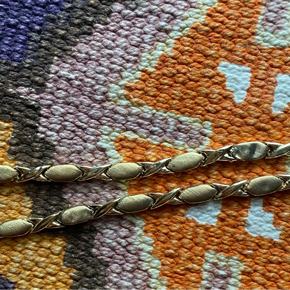 BEAUTIFUL SOLID 10K YELLOW GOLD VINTAGE Hugs & Kisses XOXO Matching Set 10K - Picture 13 of 15